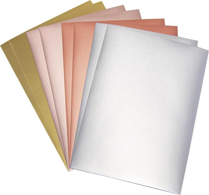 Trimcraft Effektpapier Metallic Matt - Basics, A4, 8 Blatt