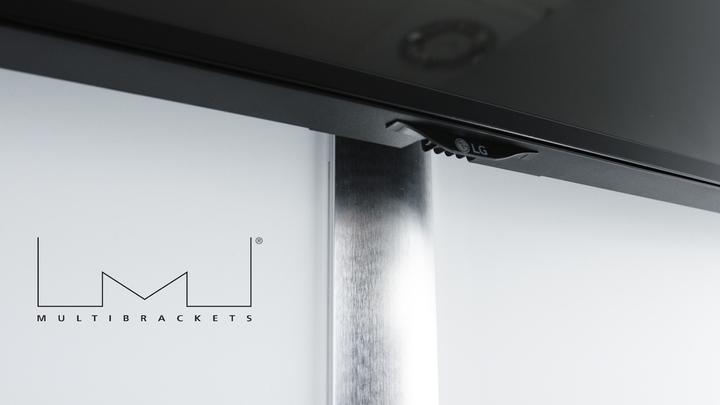 Produktbild Multibrackets Kabelkanal 75x1600, Aluminium, schwarz (Kabelkanal, 160 cm)