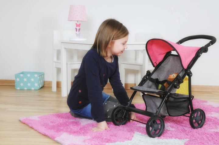 Actual product image Knorrtoys Liba doll buggy - jeans grey