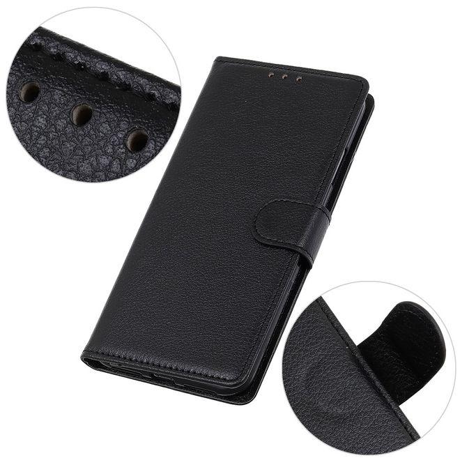 Actual product image MU Classic Litchi Leather Bookcover Series (Oppo Reno 6)