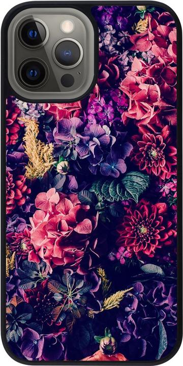 Immagine prodotto PhoneLook Cover Silicone Nero Fiori Scuro (Apple iPhone 12 Pro Max)