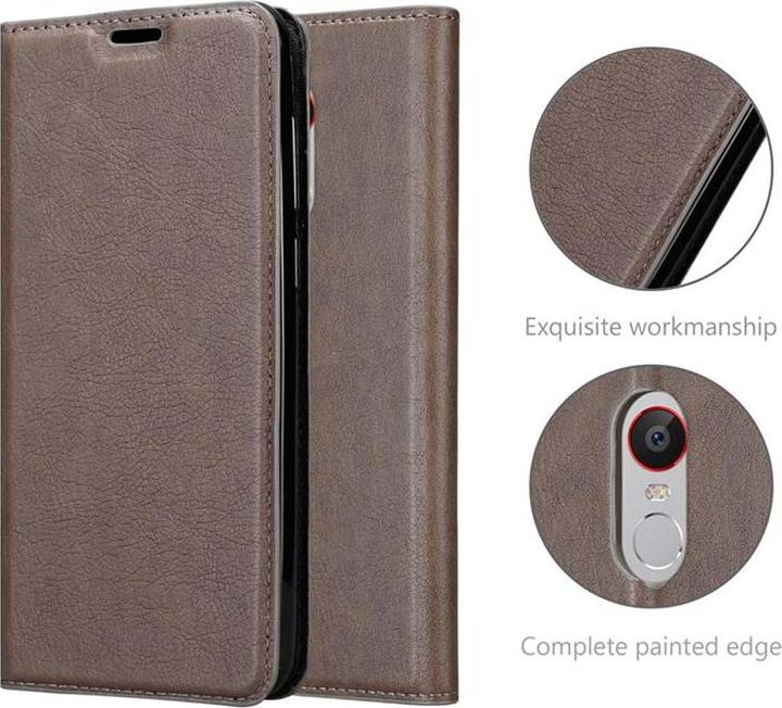 Actual product image Cadorabo Book Invisible Magnet Cover (ZTE Nubia Z11 Max)