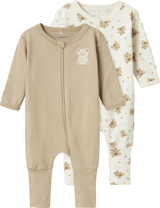 Produktbild Name it Nbnnightsuit 2p Zip Ff Jet Bear Noos (56)