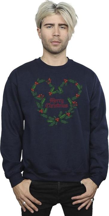 Produktbild Disney Mickey Mouse Merry Christmas Holly Sweatshirt (M)