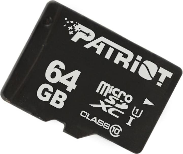 Actual product image Patriot microSDXC memory card class 10 (64 GB, microSDXC)