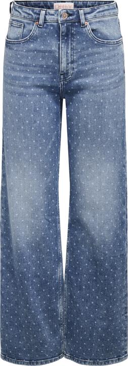 Only ONLJUICY Hohe Taille Weiter Beinschnitt Jeans Jeans mit weitem Bein (28)