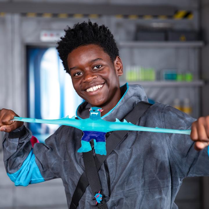 Actual product image Moose Mr Beast Lab Goo Jit Too Stretchy Figure Iconic Panther