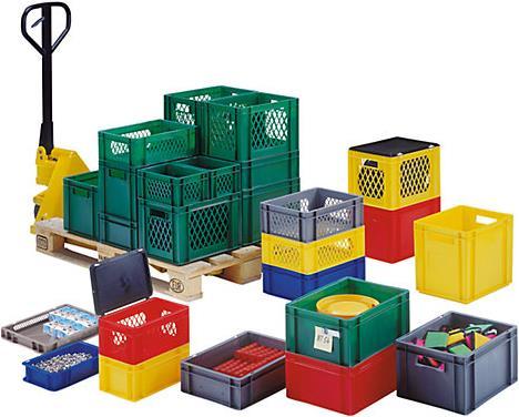 Produktbild kaiserkraft Euro-Format-Stapelbehälter, Wände und Boden geschlossen