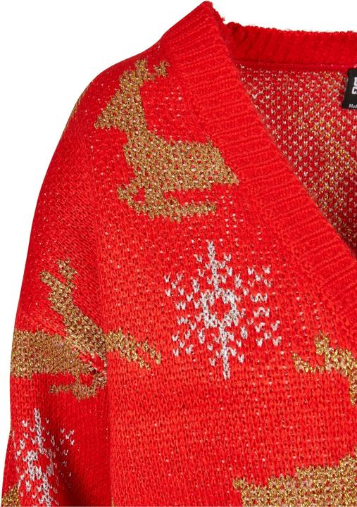Produktbild Urban Classics Ladies Short Oversized Christmas Cardigan (3XL)