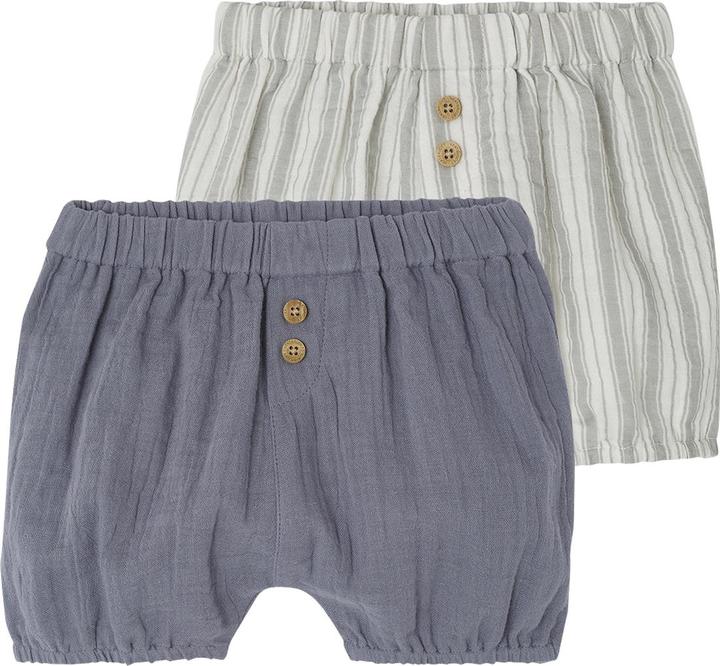 Vertbaudet 2er-Pack Baby Shorts aus Musselin