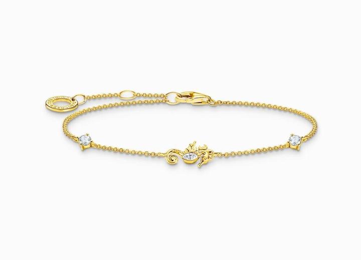 Immagine prodotto Thomas Sabo Bracciale cavalluccio marino oro - A2061-051-14-L19V (19 cm, Argento 925)