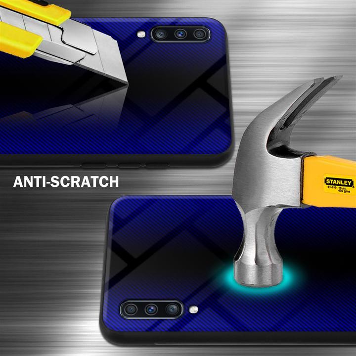 Immagine prodotto Cadorabo Copertura di vetro a strisce in TPU (Samsung Galaxy A70, Samsung Galaxy A70S)
