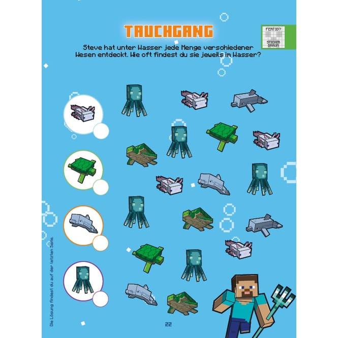 Image du produit Panini Minecraft : 1001 Stickers : Stickers - Enigmes - Coloriage
