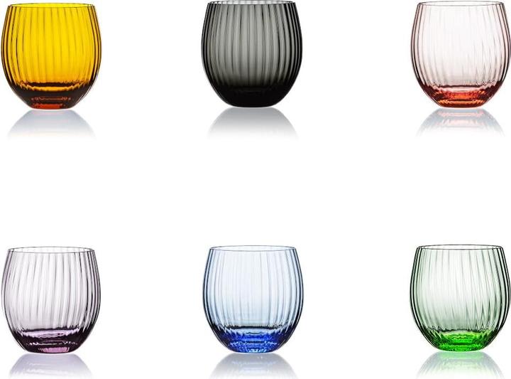 Immagine prodotto Kvetna 1794 Verres Tethys Colors - faits à la main - mix (0.52 l, 6 x)