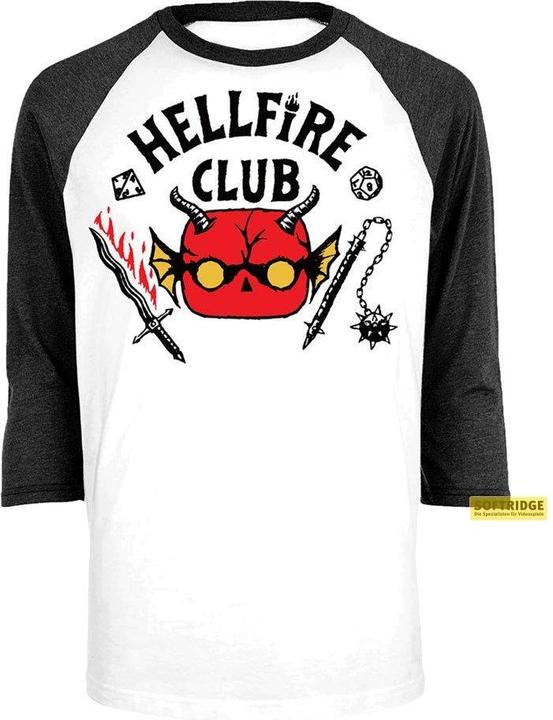 Actual product image Funko Tee T-Shirt (M) Stranger Things Hellfire Club 3/4 (M)