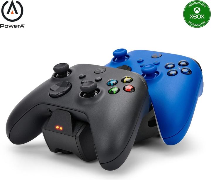 PowerA Stazione di ricarica Duo (Xbox Series X, Xbox One X, Xbox Serie S, Xbox One S)