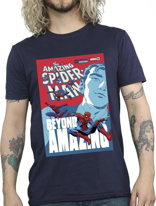 Image du produit - T-shirt SPIDER-MAN BEYOND AMAZING COVER - Homme (3XL)