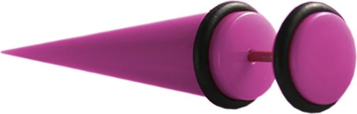 Actual product image Star Piercing Fake expander purple (without brass, Acrylic)