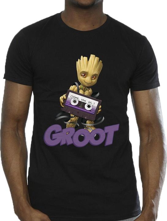 Actual product image Guardians of the Galaxy Mens Groot Casette T-Shirt (XL)