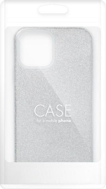 Actual product image OEM Back panel cover SHINING Case for IPHONE 15 silver (Apple iPhone 15)