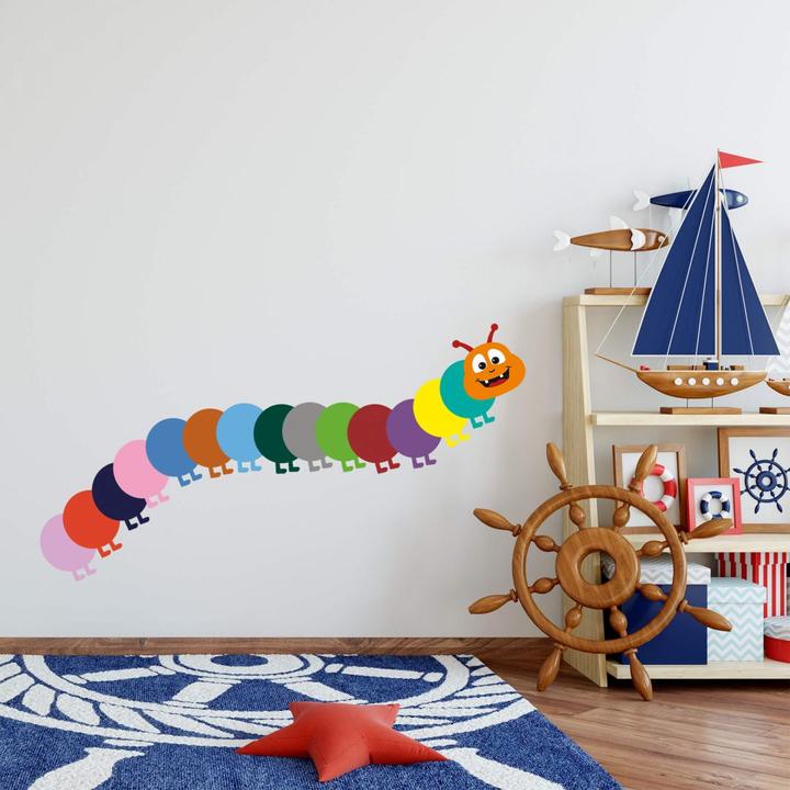 Actual product image Trenddeko Colorful caterpillar (32 x 23 cm)