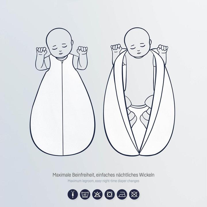 Actual product image Julius Zöllner Jersey summer sleeping bag - Happy Sun (74 cm)