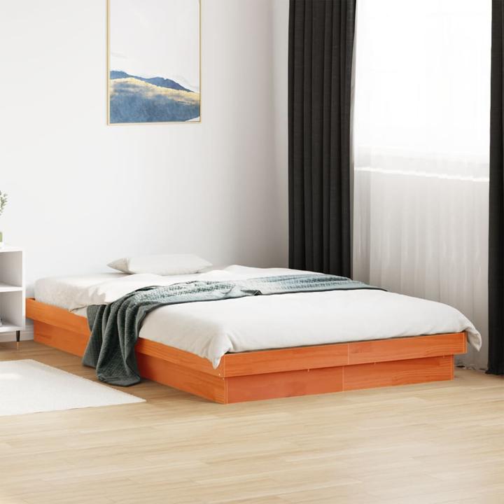 Image du produit VidaXL Bett mit LED-Beleuchtung Kiefer (120 x 200 cm)