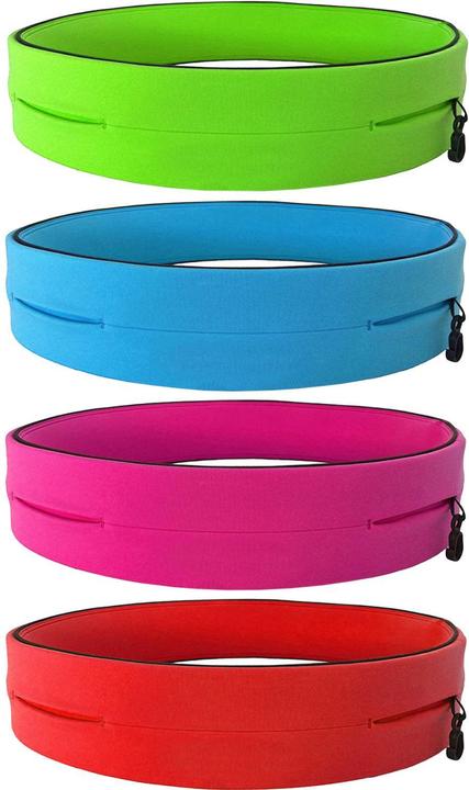 Immagine prodotto JTI Pratica cintura da corsa idrorepellente con tasche - rossa