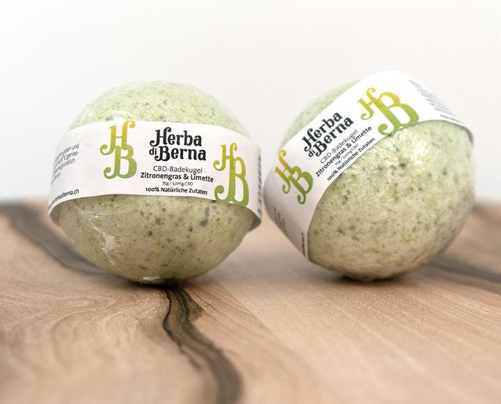Produktbild Herba di Berna Badekugel Zitronengras & Limette (Badekugeln)