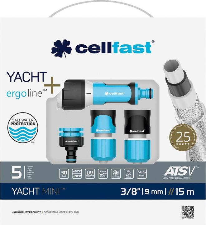 Actual product image Cellfast Garden kit 15m 3/8 "with Yacht Mini heads (15 m, 9 mm)