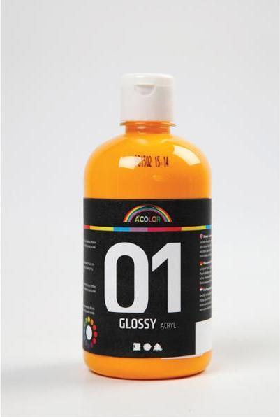 Image du produit Creativ Company Peinture acrylique A-Color (Jaune, 500 ml)