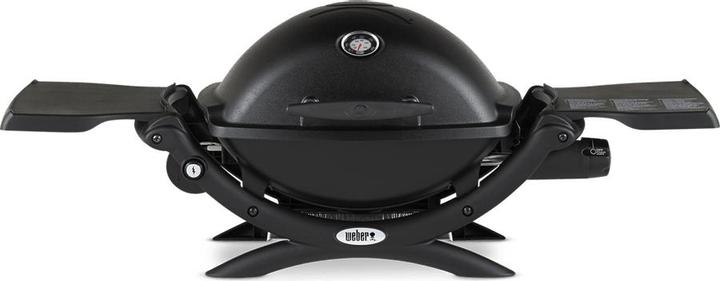 Weber Grill a gas Q 1200 nero con 1 bruciatore e termometro a coperchio (2.49 kW)