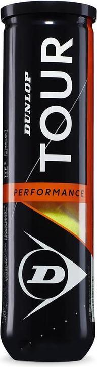 Actual product image Dunlop Tennis balls TOUR PERFORMANCE 4-tube