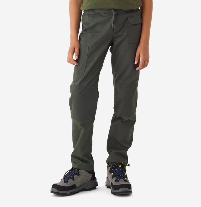 Actual product image Solognac Trousers 500 hardwearing children green (6, 7, 8)