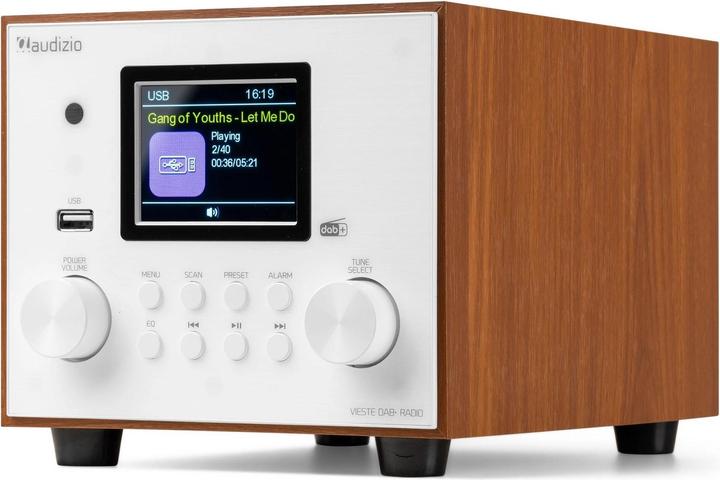 Immagine prodotto Audizio DAB+ Radio Vieste Weiss, Radio Tuner: FM, DAB+ (FM, DAB, Bluetooth)