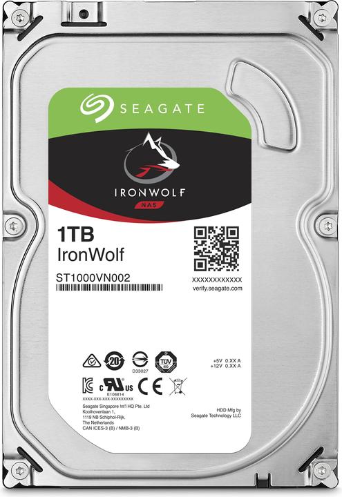 Produktbild Seagate IronWolf (1 TB, 3.5", CMR)