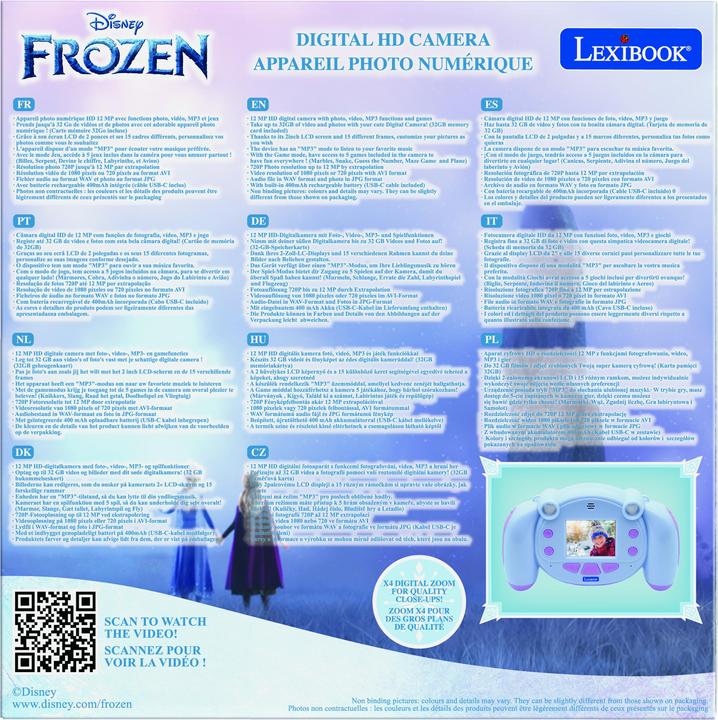 Actual product image Lexibook Frozen children's camera