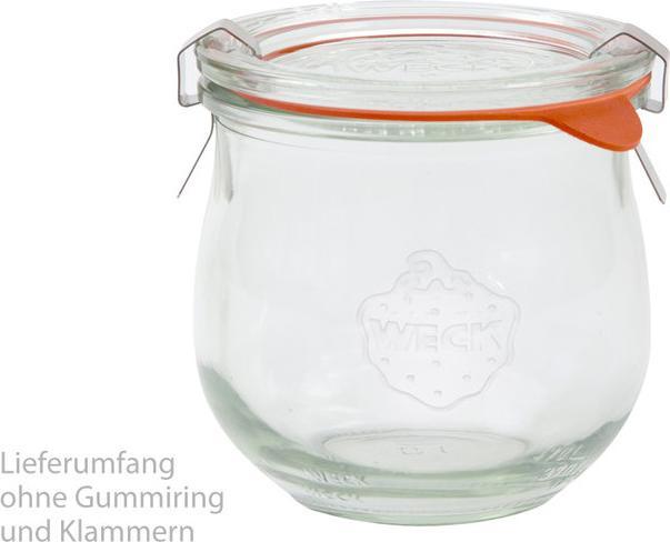 Image du produit Weck Pot de conservation 370 ml, 6 pièces (6 pcs, 0.37 l)