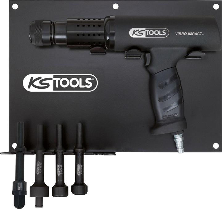 Actual product image KS Tools Vibro-Power pneumatic chisel hammer set. 6 pcs. 51 (USB power delivery)