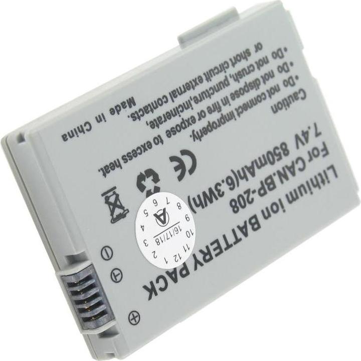 AccuCell Batterie Canon BP-208, DC, FVM, MVX, Optura (Batterie)
