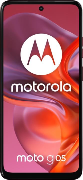 Actual product image Motorola Moto G05 (64 GB, Plum Red, 6.67", Dual SIM, 50 Mpx, 4G)
