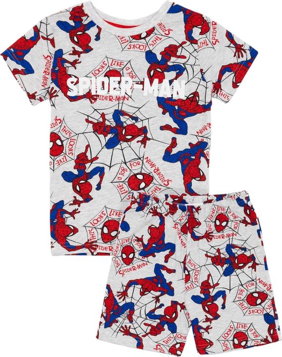 Spiderman PyjamaSet Jungen mit kurzen Ärmeln