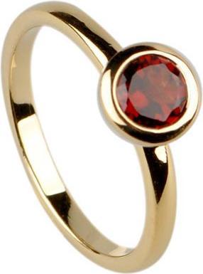 Actual product image Natsumi Schmuck Ring silver 925 gold plated Guarantor (58, 925 Silver)