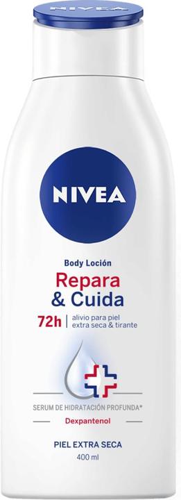 Actual product image NIVEA REPARA & CUIDA body milk 400 ml (Body lotion, 400 ml)