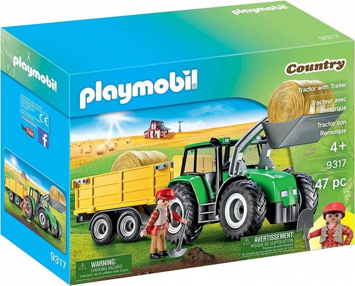 Playmobil Tractor with Trailer (9317, Playmobil Country)