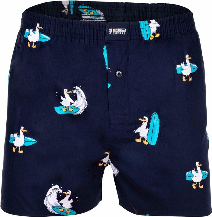 Actual product image Happy shorts Woven Boxer Shorts Casual Comfort Fit (L, Single pack)