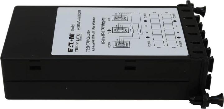 Produktbild Eaton TRIPPLITE Fiber TAP Cassette - Multimode 8-Fiber MPO to MPO 4monitoring Ports 70/30 Split