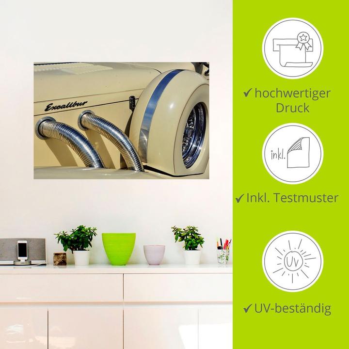 Immagine prodotto Artland Dettagli auto della lussuosa Excalibur U4VD (30 x 20 cm)