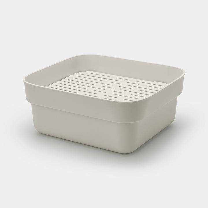 Produktbild Brabantia Waschbecken mit Abtropfboden, Grau (34.40 cm, 37.40 cm)