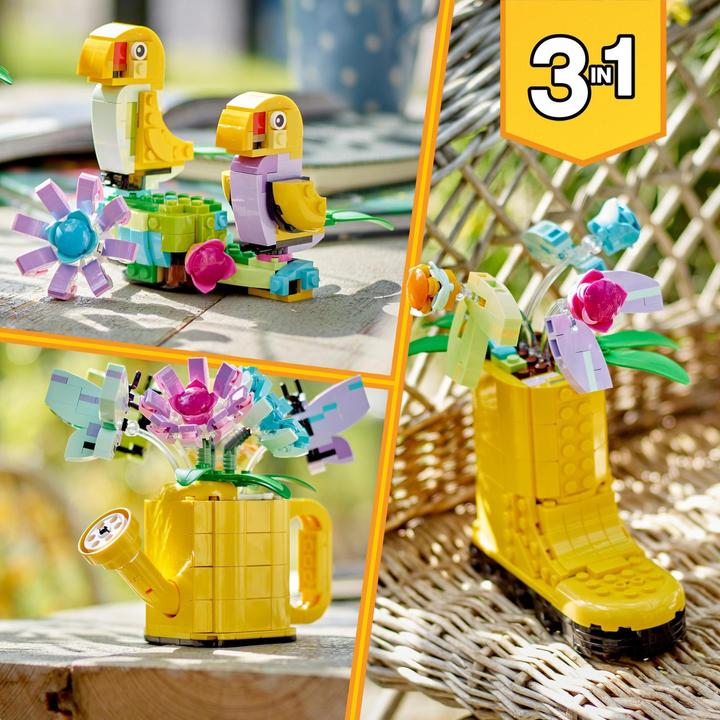 Actual product image LEGO 31149 Watering Can with Flowers (31149, LEGO Creator 3-in-1)